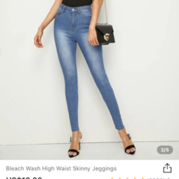 Shein blue jeans - Picture 3 of 3